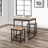 Urban Compact Dining & Stool Set
