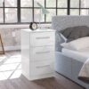 Lynx 3 Drawer Bedside Cabinet