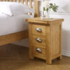 Woburn Small 3 Drawer Bedside