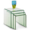 Amalfi Bent Glass Nest Of Tables