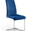 Calabria Velvet Cantilever Dining Chair