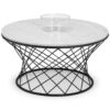 Trevi Real Marble Coffee Table